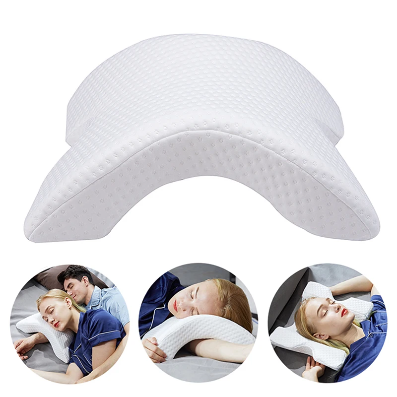 

Memory Foam Bedding Pillow Anti-pressure Hand Pillow Ice Silk Slow Rebound Multifunction Neck Pillow Home Silk Couple Beding