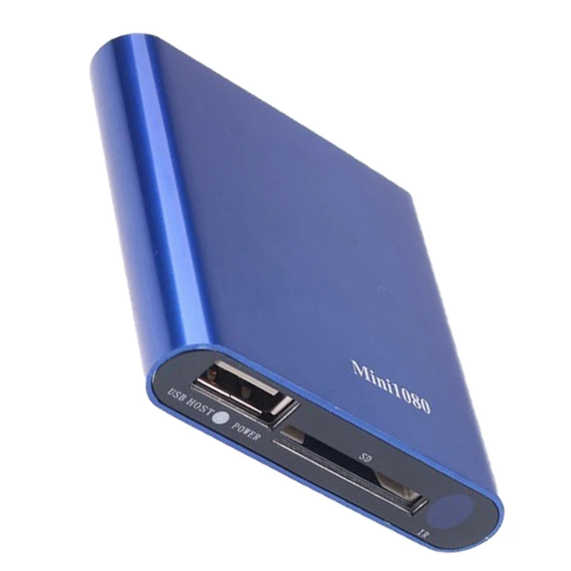 Топ Мини 1080 HD медиаплеер USB внешний медиаплеер SD медиабокс ...