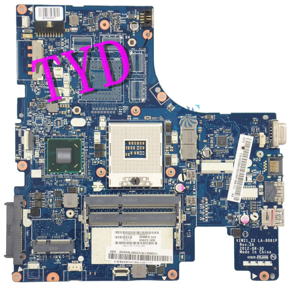 LA-9063P VIWZ2 оригинальная материнская плата для ноутбука lenovo Z500 GT740 2 Гб FRU 90002870 100%