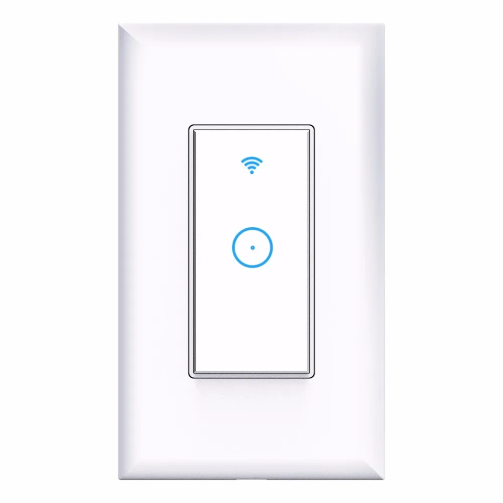 Wifi умный переключатель панель настенный переключатель для стеклянной сенсорной панели американский стандарт Google Home с Alexa