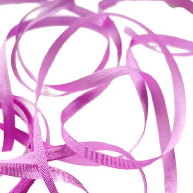 Double Faced Thin Taffeta Mulberry Silk Ribbon Trim 2/4/7/10mm Width x 10m/roll
