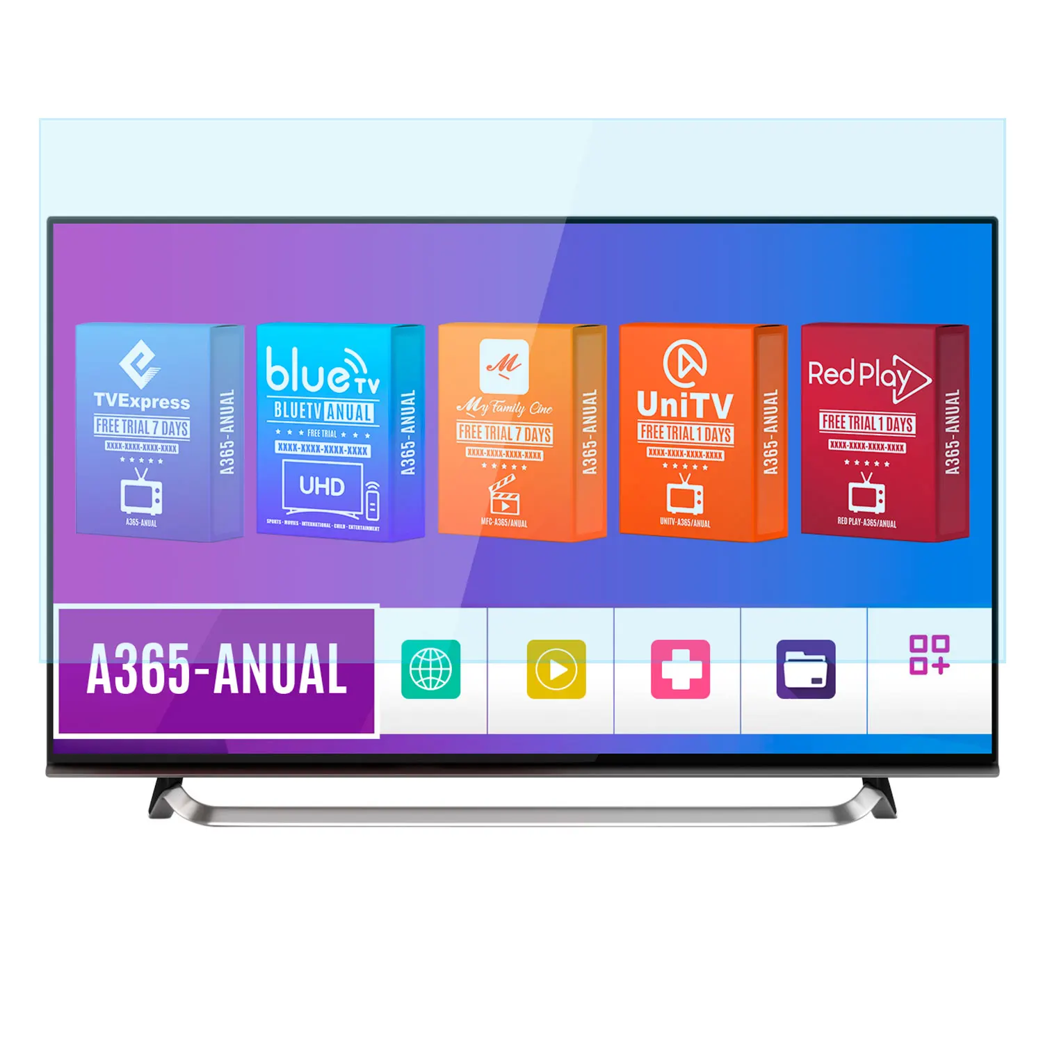Redplay UniTV TVE Android Phone screen protector hot TVExpress Bluetv Acessórios MFC for Uma Tela