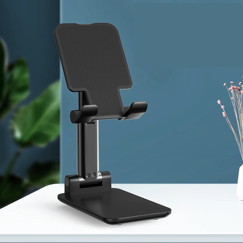 2021 Desk Mobile Phone Holder Stand For iPhone iPad Xiaomi huawei Metal Desktop Tablet Holder Table Cell Foldable Extend Support