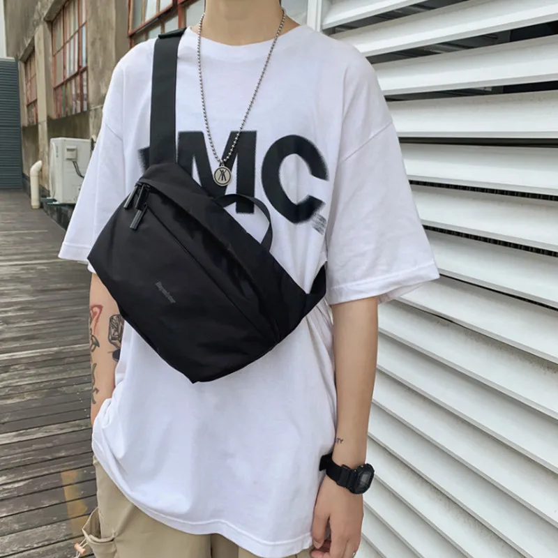 JapanStyleShoulderCrossbodyBagWaterproofMenNylonChestBagpack