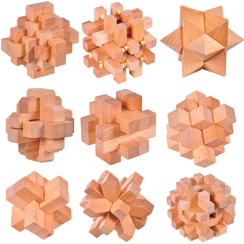 

Young STUDENT'S Lock Building Blocks Lock Set Kong Ming Luban Mainland China Educational Force Unisex Toy Adult Intelligence Sol