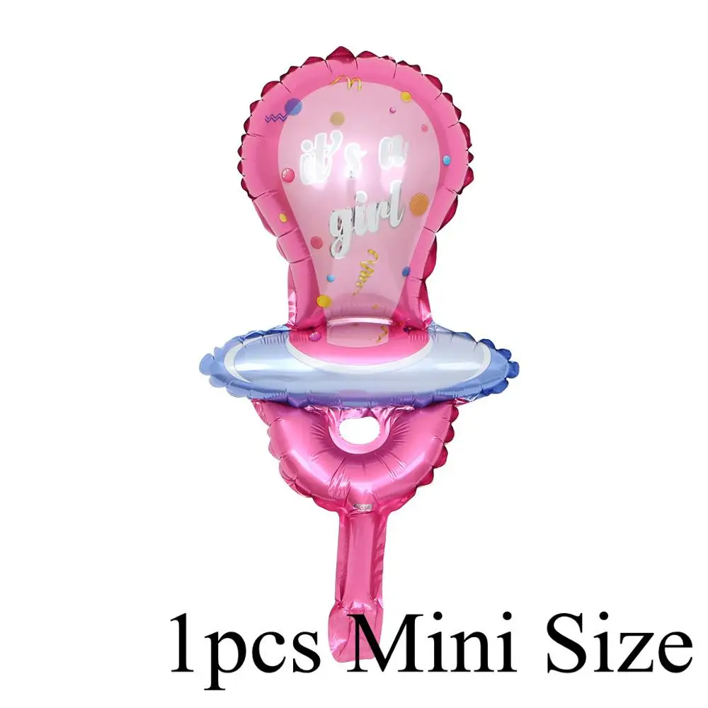 1pcs as the picture 5 шт./лот мини малыш душ мальчики девочки праздник украшения из фольги шары коляска гелиевые шары день рождения поставки globos - Цвет: 1pcs as the picture