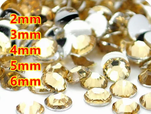 

Lt.Coffee Resin Flatback beads for Nail Art/Garment/Decoration (2mm 3mm 4mm 5mm 6mm) 10000~100000pcs/bag