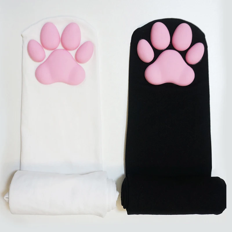 SIROLISA Girls Cat Paw Socks Over Knee Thigh Stockings Female Cute Cosplay Long Toebeanies Pawpads Cotton For Women Gift -Zentai shop online H18330f544b604c6c91bd0c0a3dbc999d4.jpg