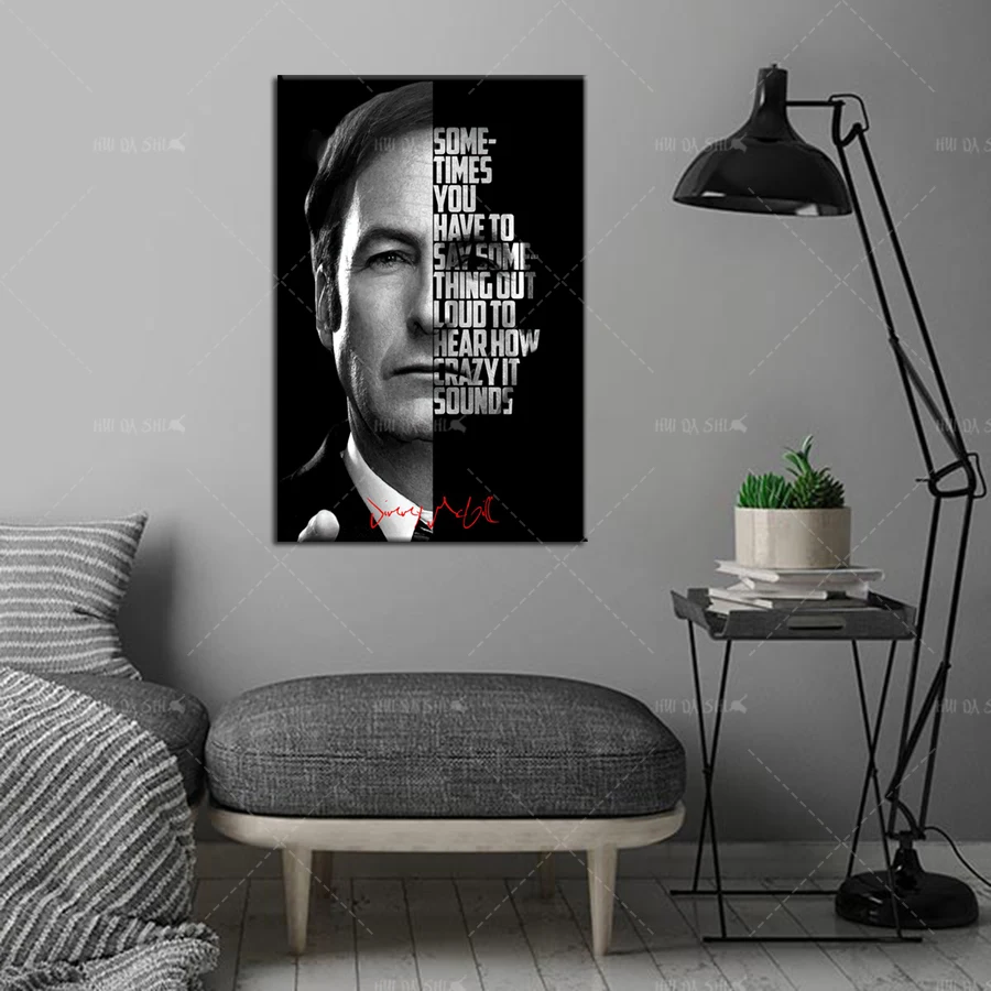 

Tv Show Quotes text art poster Nordic Poster And Prints Wall Art Canvas X085