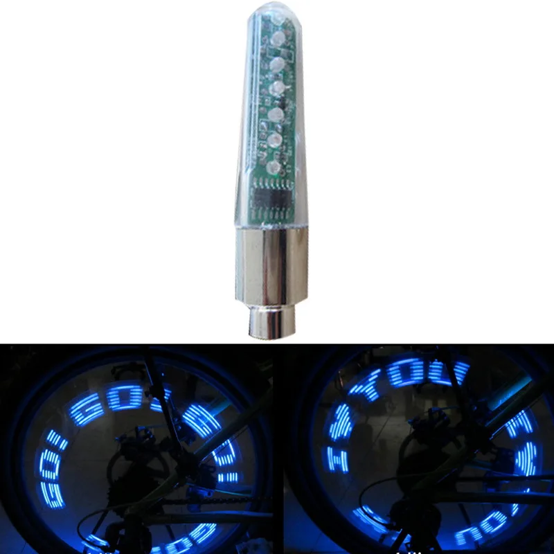 

Dual Double-sided Mountain Bike 7LED Letter Gas Nozzle Lamp/bicycle Riding Equipment