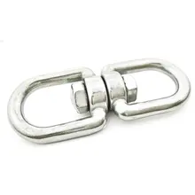 5 шт. 304, универсальное вращающееся кольцо из нержавеющей стали, 8 слов, поворотная цепь, пряжка, Универсальное кольцо, собачья цепь, соединительное кольцо, M4-M12