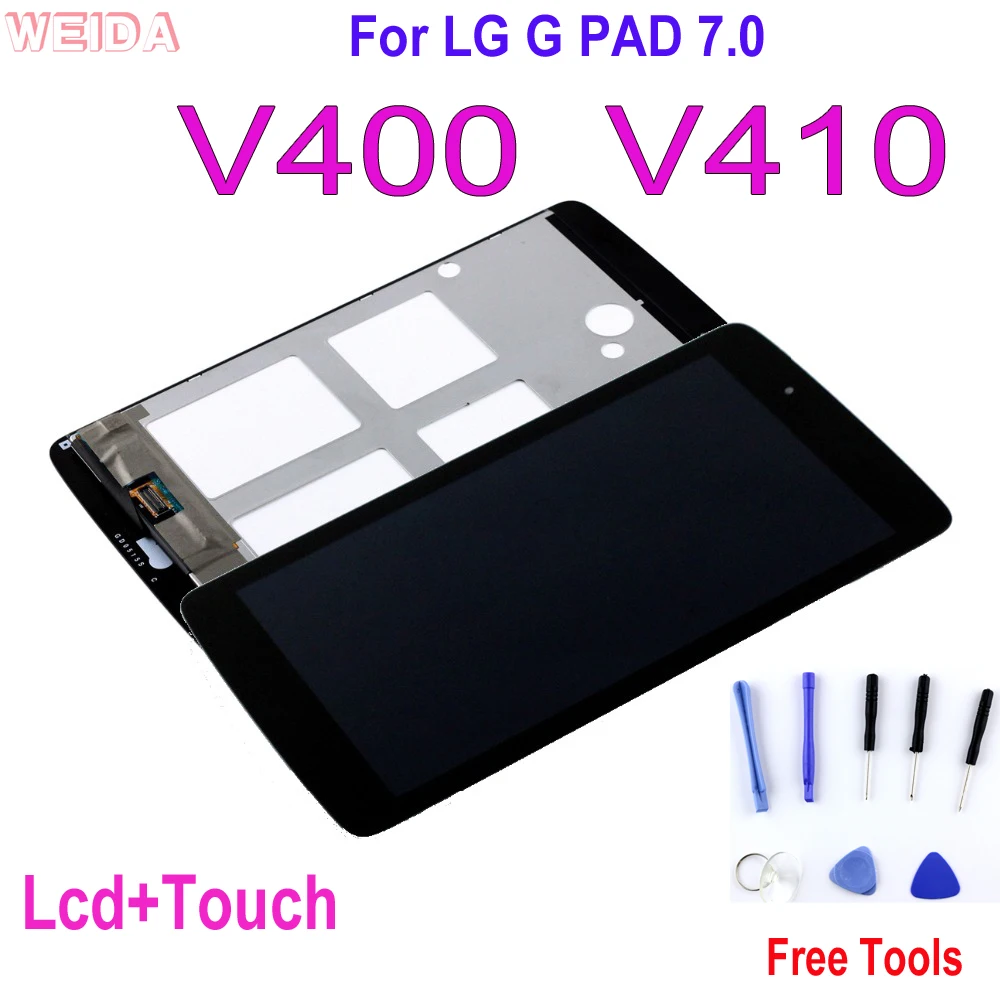 Оригинальный 7 0 ''ЖК дисплей для мобильного телефона LG G PAD V400 V410 ЖК Дисплей кодирующий преобразователь