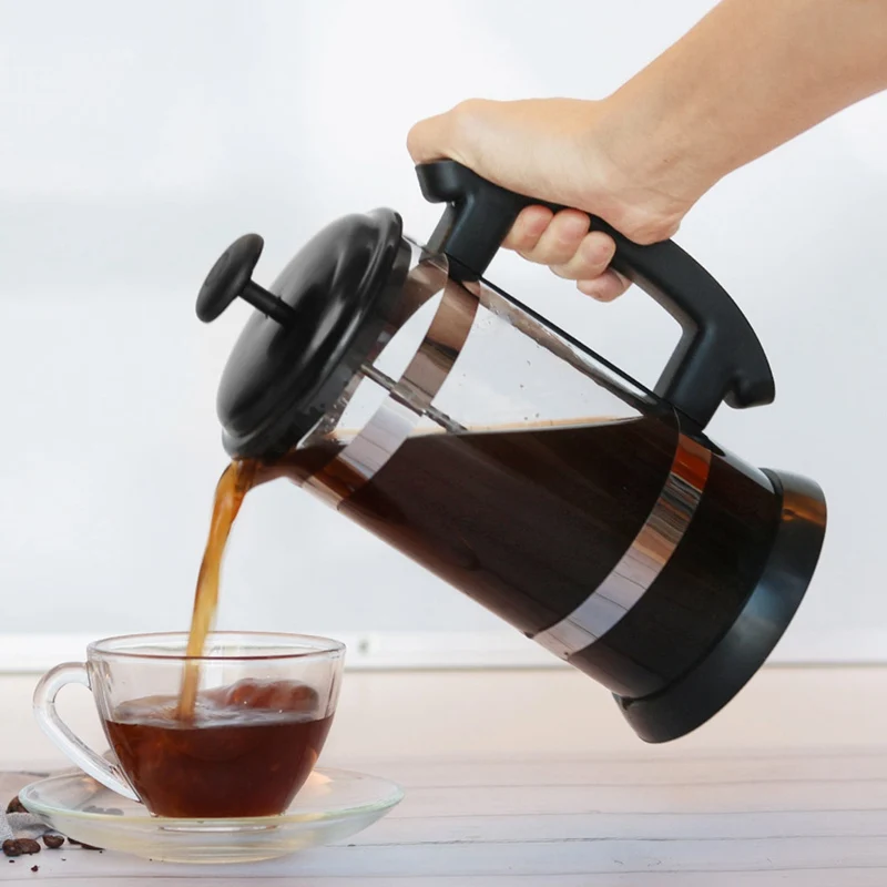

500ml-1000ML Coffee Pot Manual French Presses Pot Coffee Maker Filter Pot Cafetera Expreso Percolator Tool for Tea Filter Cup
