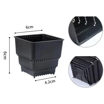 

20pcs Fleshy Flower Pot Plastic Basin Small Square Pot Plant Flower Pot Garden Brand New High Quality 2020