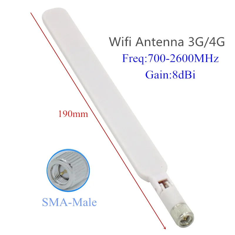 2 шт 4G антенна маршрутизатора 2,4G wifi антенна с SMA беспроводной маршрутизатор и 2 шт 20 см PCI U. FL IPX к RP SMA кабель с Гнездовой частью соединения