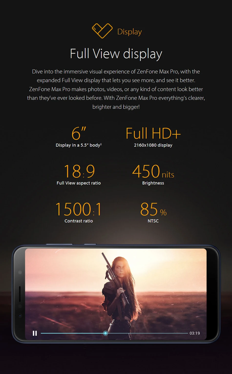 Глобальная версия ASUS ZenFone Max Pro M1, 6 ГБ, 64G, ZB602KL, 6 дюймов, 4G, LTE, умный разблокированный сотовый телефон, Face ID, 5000 мАч, Android, 1gaming