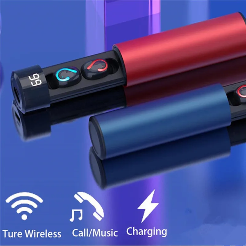 Q67 наушники-вкладыши TWS с Беспроводной наушники Bluetooth стерео Шум сокращения для