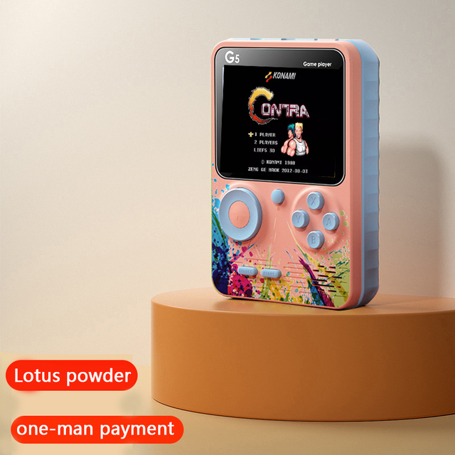 portable retro manual video game console, 3.0-inch children's color LCD, Gift for Kids including 500 game