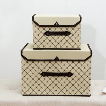 

Non-woven Storage Box Organizer Korean Folding Thickened Clothes Storage Cabinet Closet Organizer Portable Debris Storage Bag