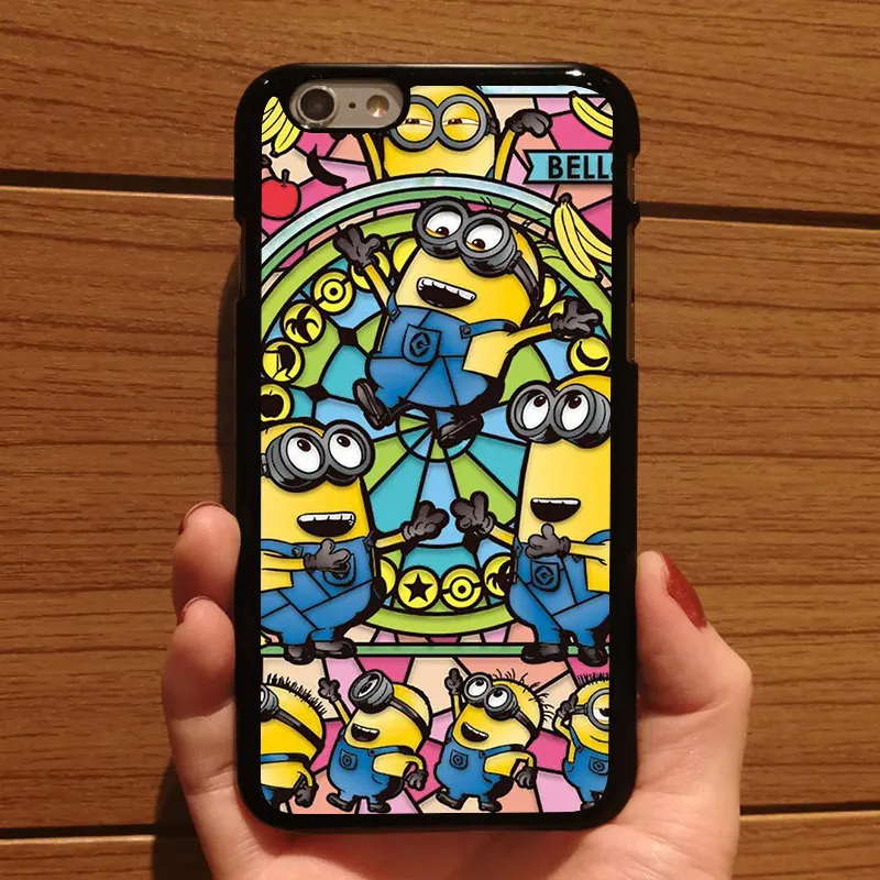 

Cute Minions Cover Case for iPhone 6 6S 7 8 Plus 5 5S SE 10 X XS Max XR Samsung Galaxy Note 8 9 S8 S9 Plus Child Gift