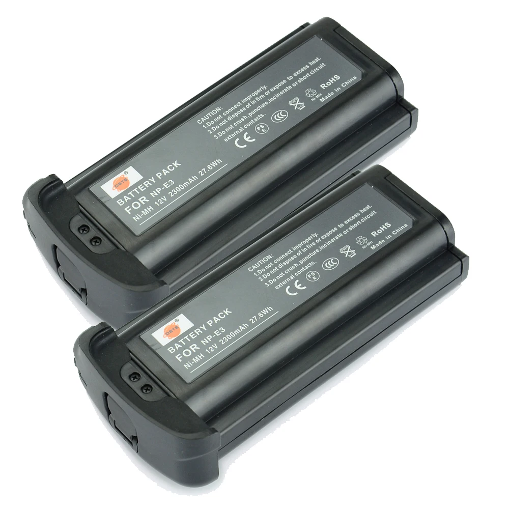 2300mAh 12V 27,6 WH NP-E3 NPE3 DSTE Ni-MH батарея камеры DSLR полностью расшифрованный для Canon 1D Mark II камера N 1Ds Mark II