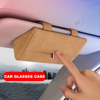 

Glasses Car Holder Magnetic Car Sun Visor Case Organizer For Tesla Model S Model X Model3 Auto Accessories