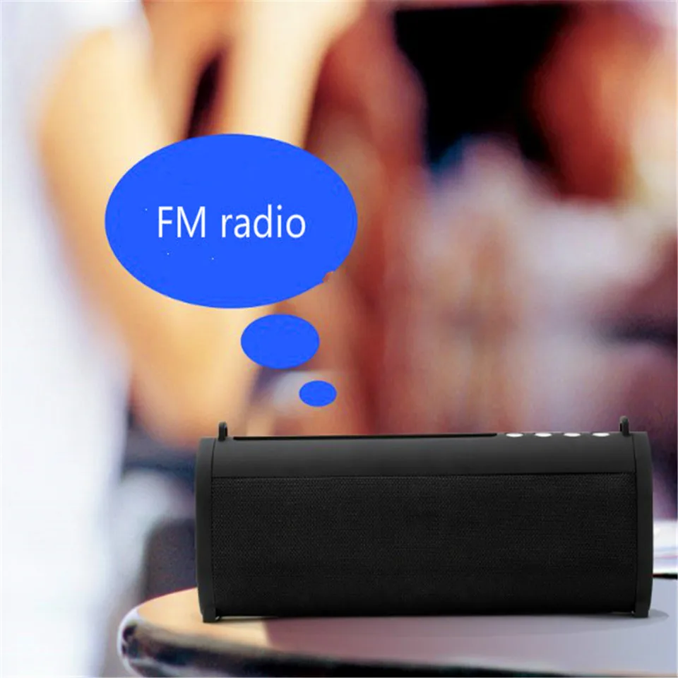 Радио Колонка говорящая Bluetooth портативная наружная Колонка звуковая коробка акустика музыкальный центр Bluetooth динамик динамический с шнурком