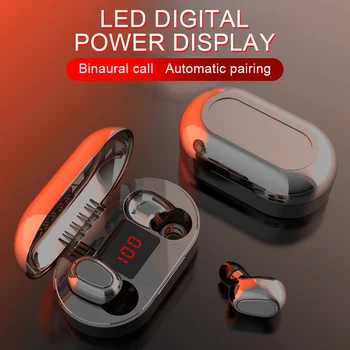 

Willkey L22 Wireless Headphones TWS Earphone Bluetooth 5.0 Stereo Deep Bass Sound Headset for iPhone Samsung Phones Earbuds