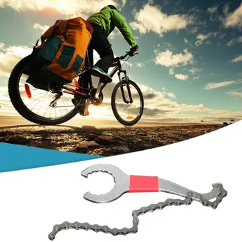 

Three-In-One Bicycle Center Shaft Tool Tail Hook Wrench One-Way Flywheel Fixed Wrench Bike Repair Tool