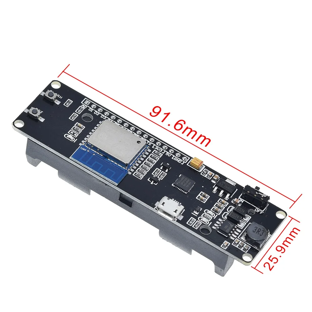 ShengYang 1 шт. WeMos D1 ESP-Wroom-02 ESP8266 Nodemcu WiFi модуль с 18650 зарядкой аккумулятора