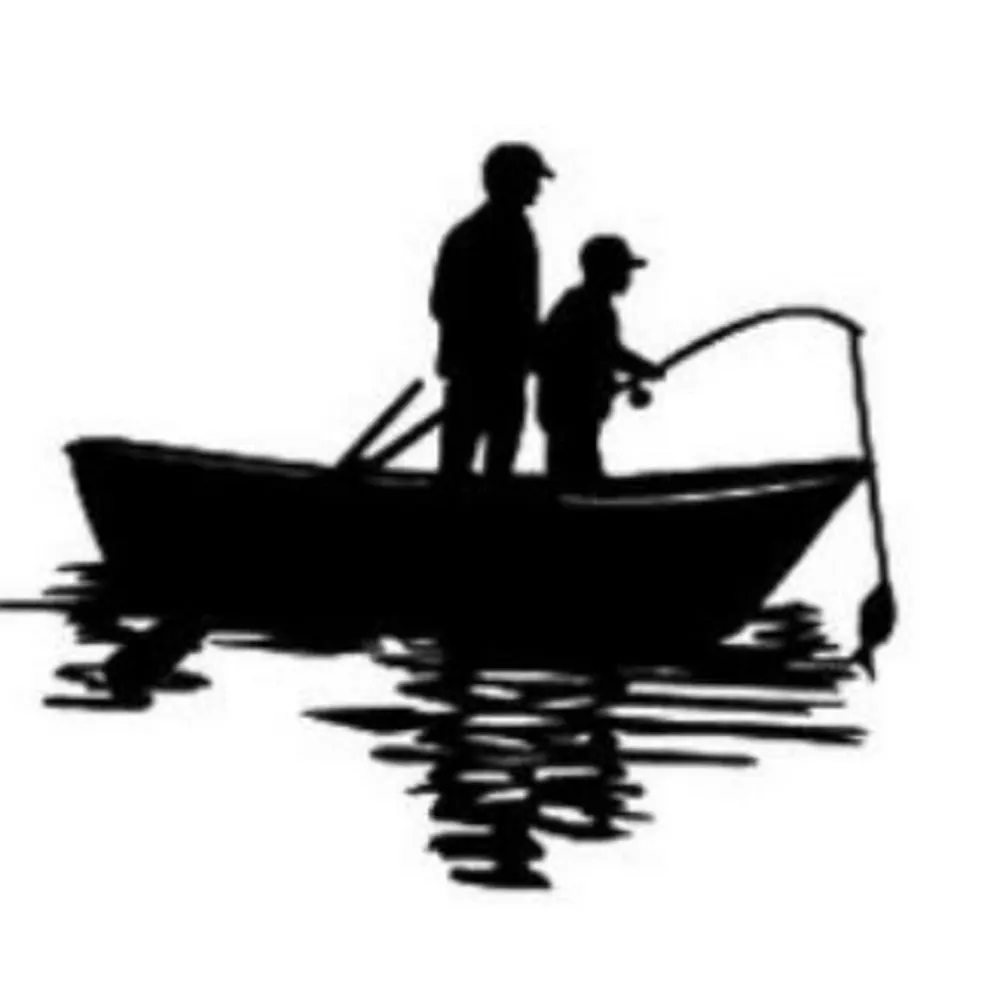 Father& son Рыбалка на лодке Металлический Стальной прорезной трафарет для окраски ремесел для скрапбукинга альбом «сделай сам» бумажный декор для создания открыток тиснения штампов