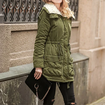 

Fur Parka Women Jacket Korean Long Fur Coat Padded Jackets Ladies Winter Vintage Oversized Fleece Jacket Women Outwear 2020