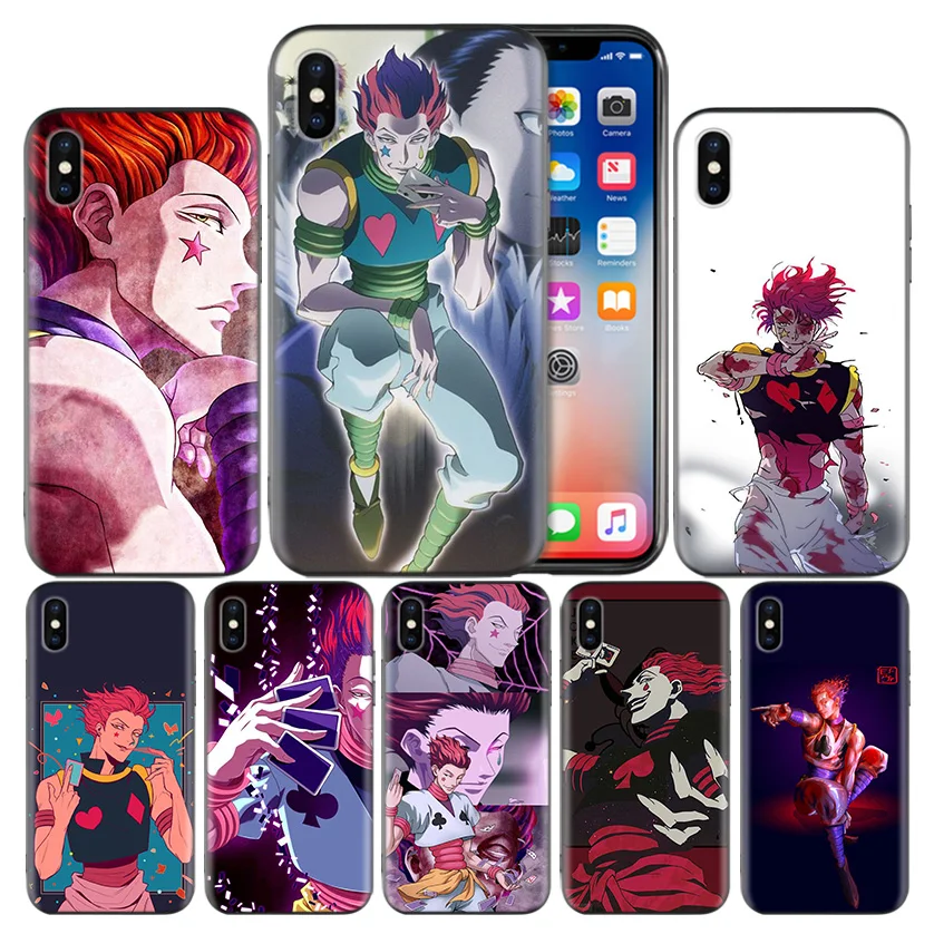 

Hisoka Hunter Anime Soft TPU Cover Case For Apple iPhone 7 8 6 6S Plus X XS MAX XR 5 5S 5C SE 10 Ten 11 Pro Max Capa Funda