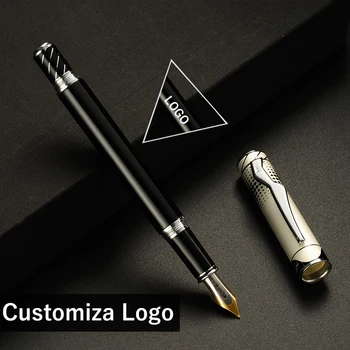 

Luxury Ink Nib Fountain Pen High Quality Business Writing Signing Calligraphy Pens Office Stationery Supplies Customized Gift