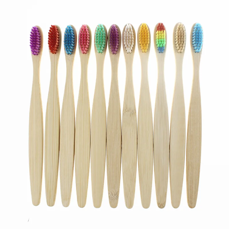 

1pc Colorful Toothbrush Natural Bamboo Tooth Brush Set Soft Bristle Charcoal Teeth Eco Bamboo Toothbrushes Dental Oral Care