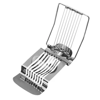 

Stainless Steel Wire Egg Slicer Cutter Chopper for Hard Boiled Eggs Multipurpose Strawberry and Mushroom Slicer