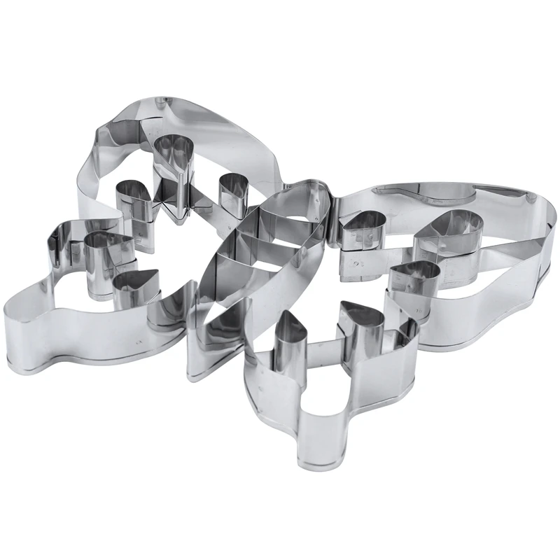

Stainless Steel 3D Butterfly Shaped Mold Biscuit Tools Cookie Cake Mold Jelly Pastry Baking Cutter Mould Tool