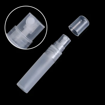 

5/10ML Empty Spray Bottles Travel Refillable Perfume Atomizer Squeeze Portable Cosmetic Containers Transparent Women Tool