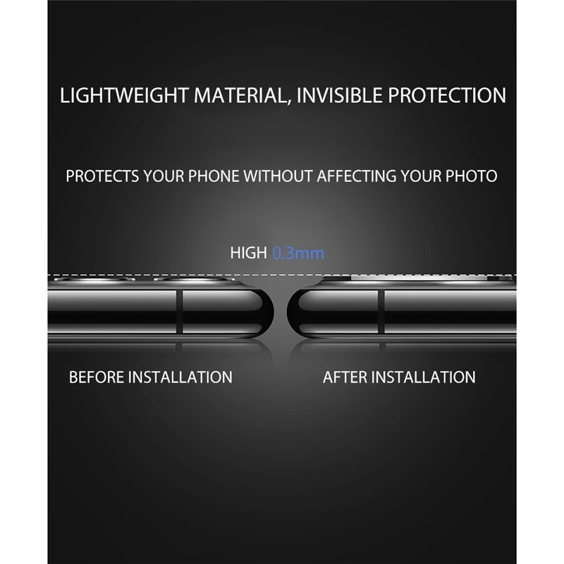 Подходит для Apple IPhone XS Max X Второе изменение 11 Pro Max Модифицированная Взрывная кольцевая наклейка на рассеиватель для IPhone 11Pro Max Metal