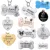 Pet Dog Tag Puppy Cat Kitten Dogs Collar Accessories Dog Name Message Tag Customized Нержавеющая Сталь ID Tag Персонализированная