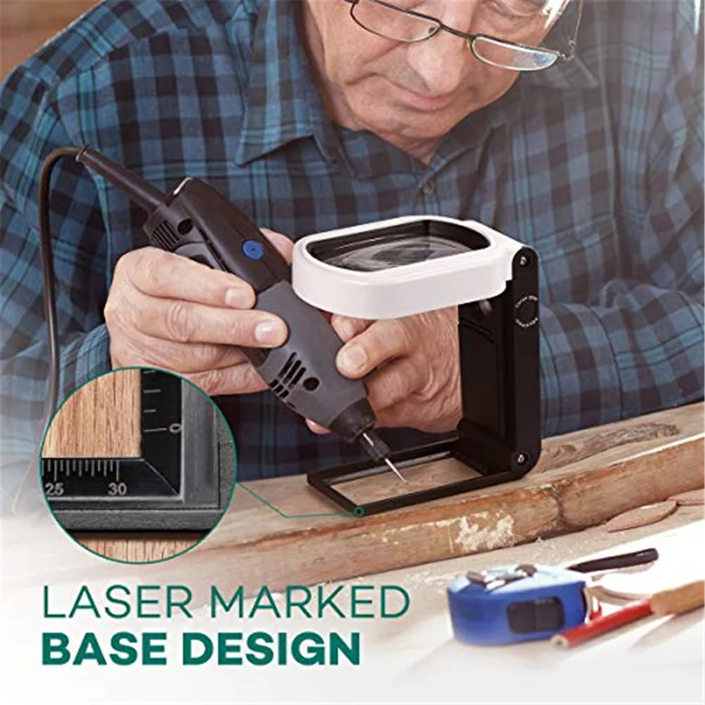 

Handheld 8X 25X Illuminated Magnifier Microscope Magnifying Glass Aid Reading for Seniors loupe Jewelry Repair Tool With 7 Lamps