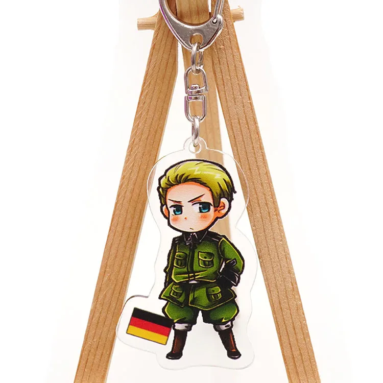 Аниме оси силы Hetalia APH брелок для ключей акриловый кулон подарок