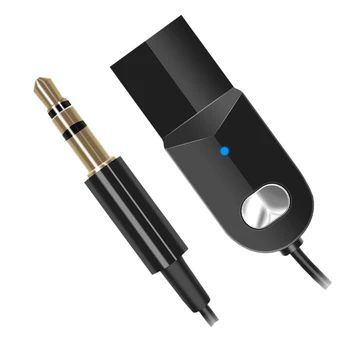 

Portable Bluetooth 5.0 Audio Adapter Hands-Free Noise Reduction Audio Reciever Music Streaming Stereo System For Car Headphone