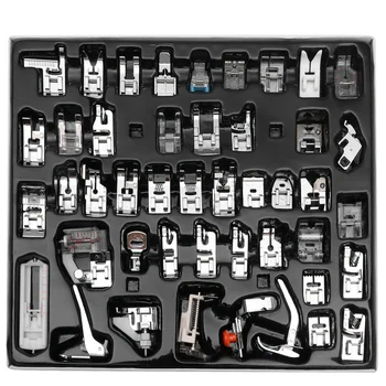 

45 Pcs in 1 Set Sewing Machine Presser Foot Rolled Hem Accessories Presser Foot Set for Low Shank Sewing Machine Baby Lock with