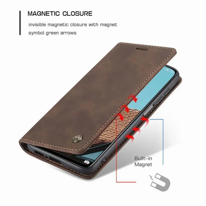 Leather Case For Xiaomi Mi 10T Lite Pro Luxury Magnetic Flip Matte Multifunctional Wallet Phone Cover On Xiomi Mi 10 T Lite Etui