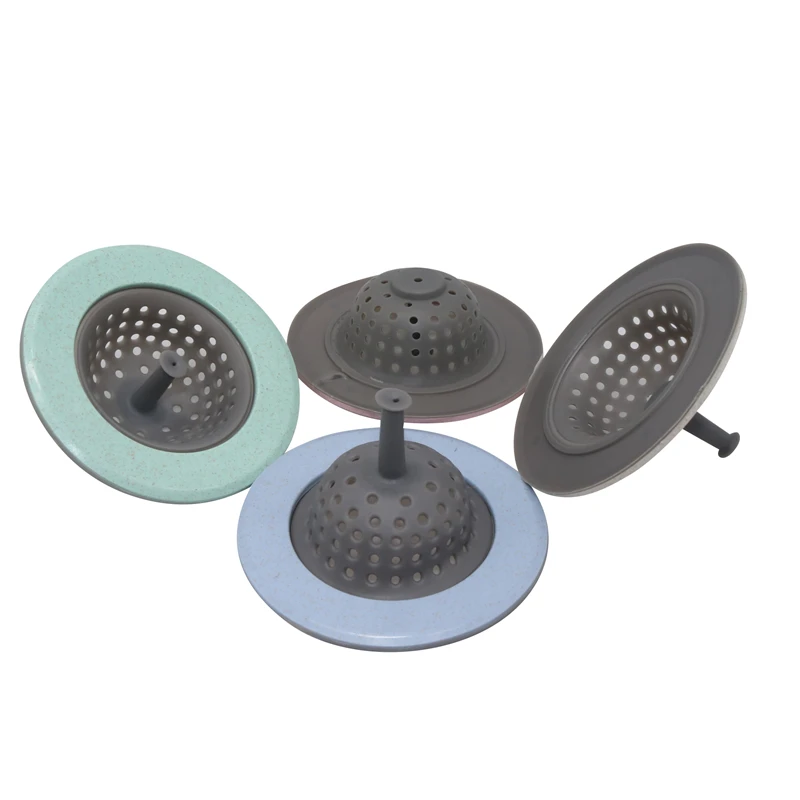 Kitchen Sink Drain Plugs Strainers Bath Drain Stopper Sink Floor Plug Sewer Filter Mesh Hair Catcher Accessory 1 Pcs