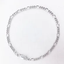 3 мм 18 см 925 стерлингового серебра Фигаро цепи браслеты для женщин для девушек и Мужчин Мальчик Италия элегантные ювелирные изделия билеклик пульсерас bracciale