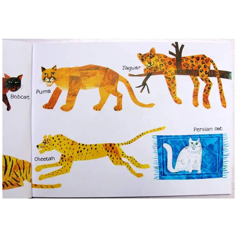 Вы видели моего кота? От Eric Carle развивающая английская книга с картинками