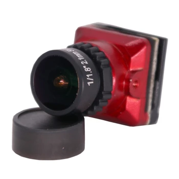 

1/1.8 Inch Starlight HDR OSD 800TVL FPV Camera 16:9 4:3 NTSC/PAL Switchable 2.1Mm Lens FPV Camera for FPV Drone Red