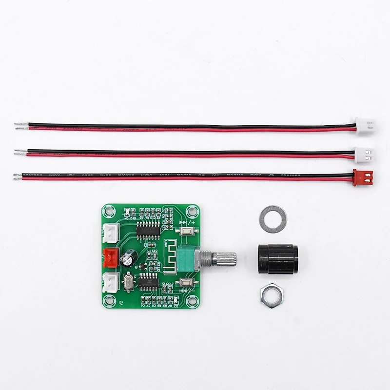 블루투스 5.0 스테레오 오디오 전력 증폭기 보드, 미니 5W + 5W, 팜8403 전원 DIY 무선 스피커 앰프 보드